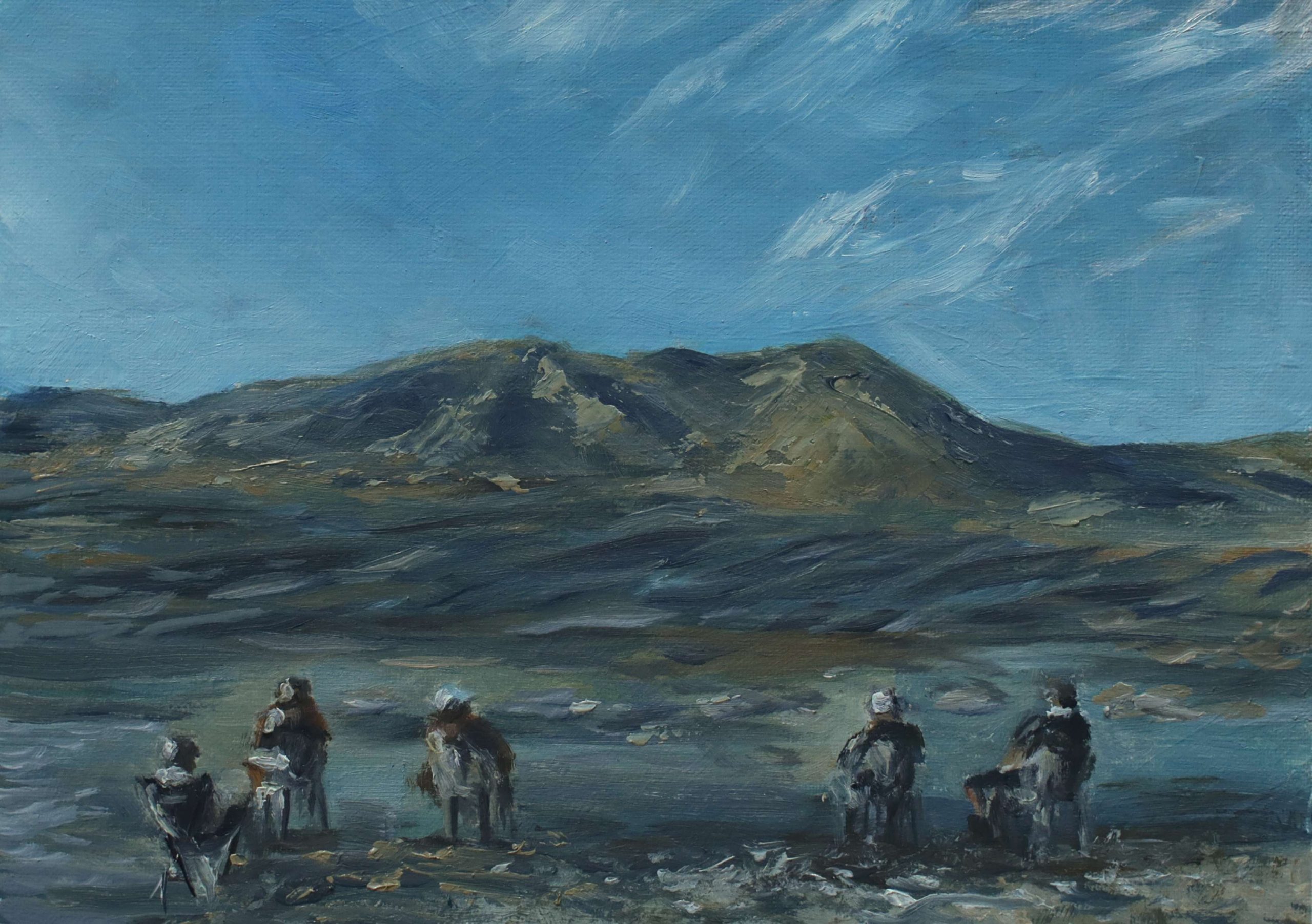 16x23cm, Oil on paper, 2024