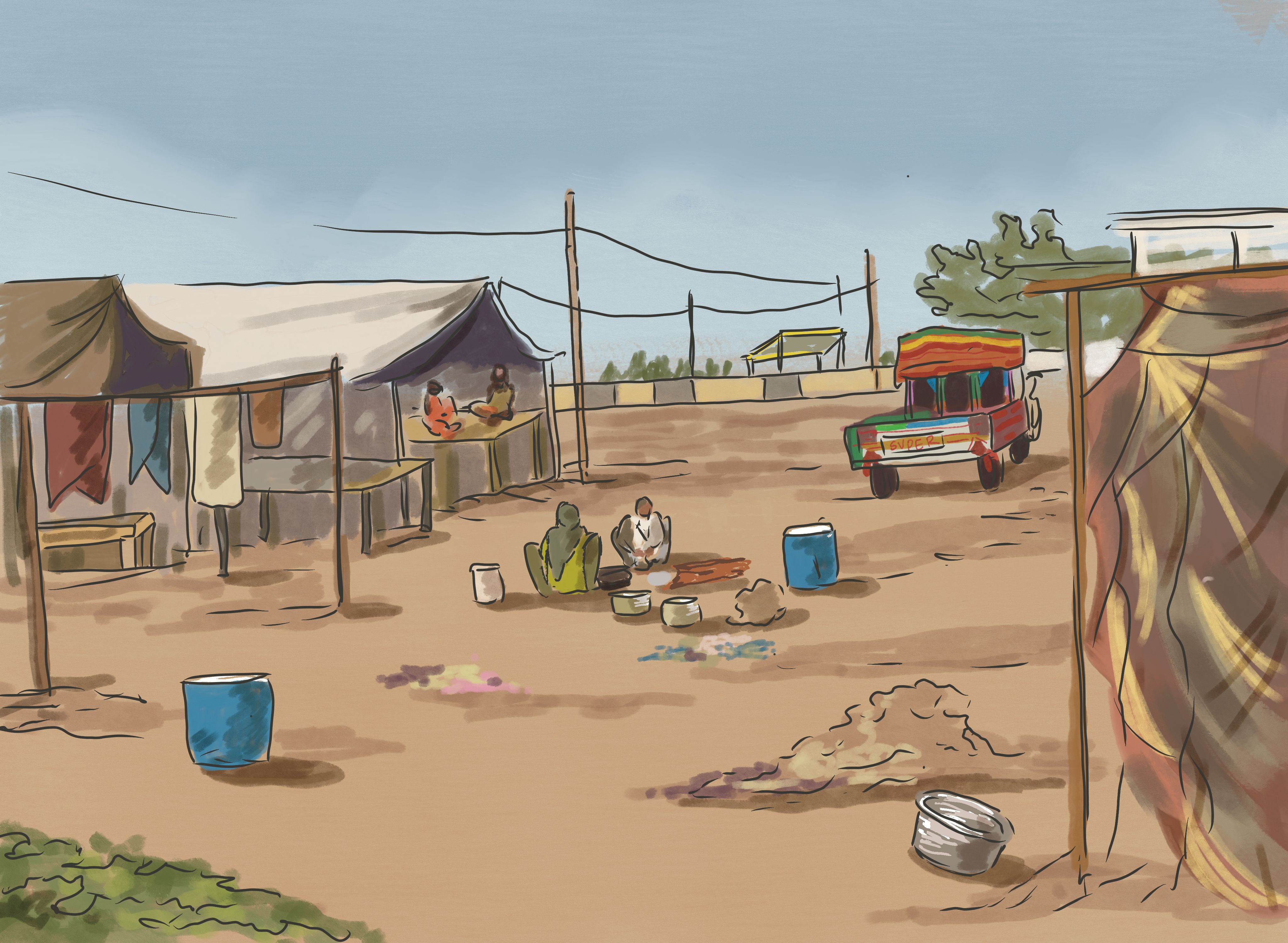 Digital Illustration for Karachi Urban Lab Repair Manual