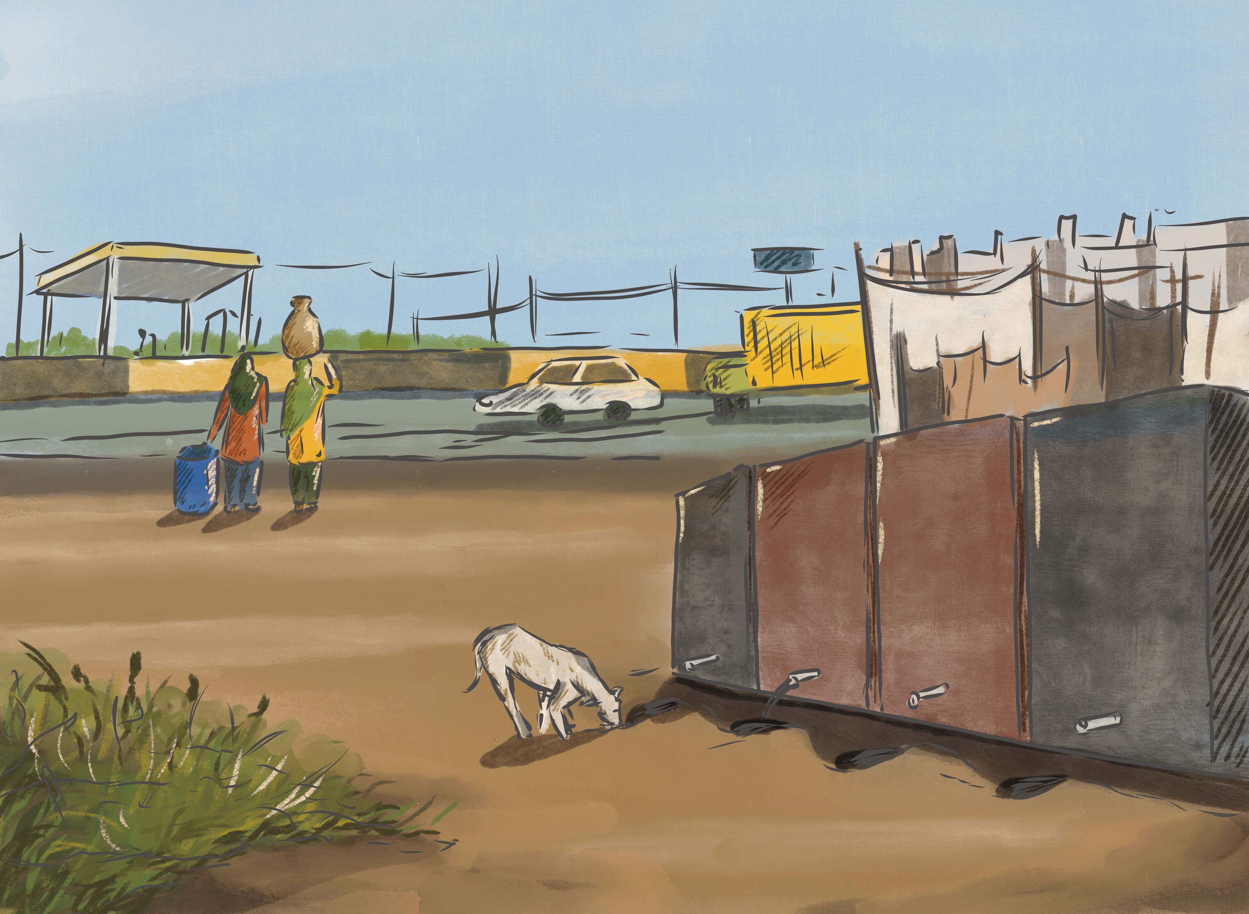 Digital Illustration for Karachi Urban Lab Repair Manual