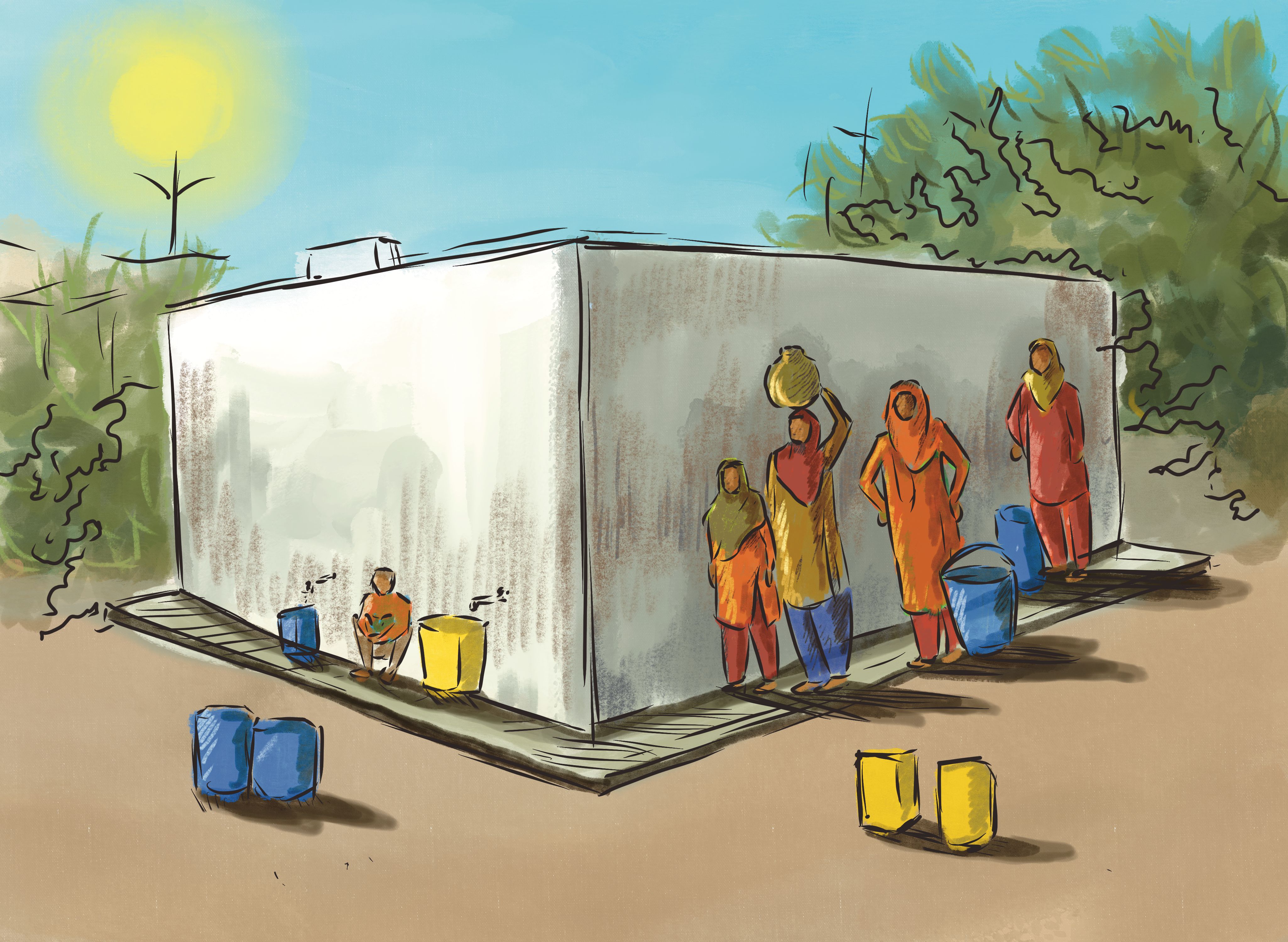 Digital Illustration for Karachi Urban Lab Repair Manual